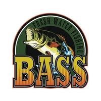 Bass Fishing Logo Design
