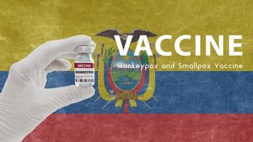 Vaccine Monkeypox and Smallpox, monkeypox pandemic virus, vaccination in Ecuador for Monkeypox Image has Noise, Granularity and Compression Artifacts photo
