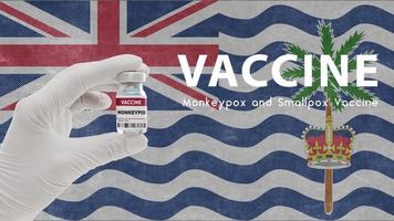 Vaccine Monkeypox and Smallpox, monkeypox pandemic virus, vaccination in British Indian Ocean Territory for Monkeypox Image has Noise, Granularity and Compression Artifacts photo