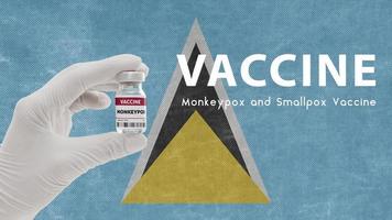 Vaccine Monkeypox and Smallpox, monkeypox pandemic virus, vaccination in Saint Lucia for Monkeypox Image has Noise, Granularity and Compression Artifacts photo