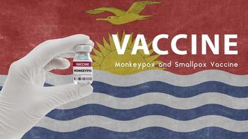 Vaccine Monkeypox and Smallpox, monkeypox pandemic virus, vaccination in Kiribati for Monkeypox Image has Noise, Granularity and Compression Artifacts photo