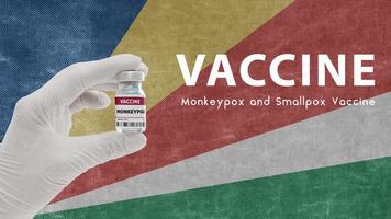 Vaccine Monkeypox and Smallpox, monkeypox pandemic virus, vaccination in  Seychelles for Monkeypox Image has Noise, Granularity and Compression Artifacts photo