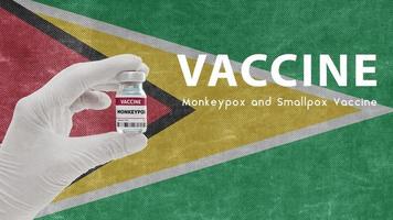 Vaccine Monkeypox and Smallpox, monkeypox pandemic virus, vaccination in Guyana for Monkeypox Image has Noise, Granularity and Compression Artifacts photo