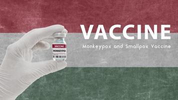 Vaccine Monkeypox and Smallpox, monkeypox pandemic virus, vaccination in Hungary  for Monkeypox Image has Noise, Granularity and Compression Artifacts photo