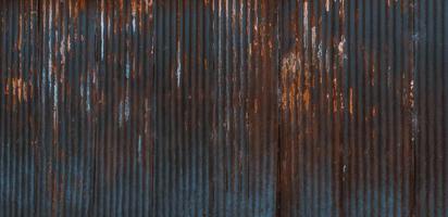 Texture Rusted Corrugated Metal sheet seamless, high quality photo