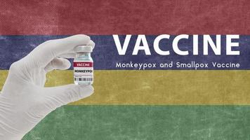 Vaccine Monkeypox and Smallpox, monkeypox pandemic virus, vaccination in Morocco for Monkeypox Image has Noise, Granularity and Compression Artifacts photo