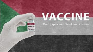 Vaccine Monkeypox and Smallpox, monkeypox pandemic virus, vaccination in Sudan for Monkeypox Image has Noise, Granularity and Compression Artifacts photo