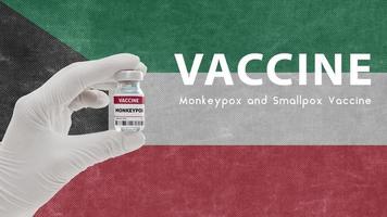 Vaccine Monkeypox and Smallpox, monkeypox pandemic virus, vaccination in Kuwait  for Monkeypox Image has Noise, Granularity and Compression Artifacts photo