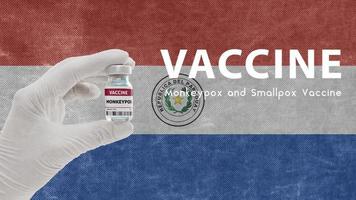 Vaccine Monkeypox and Smallpox, monkeypox pandemic virus, vaccination in Paraguay for Monkeypox Image has Noise, Granularity and Compression Artifacts photo