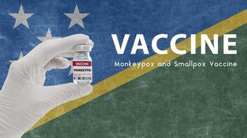 Vaccine Monkeypox and Smallpox, monkeypox pandemic virus, vaccination in Solomon Islands for Monkeypox Image has Noise, Granularity and Compression Artifacts photo