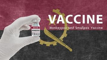 Vaccine Monkeypox and Smallpox, monkeypox pandemic virus, vaccination in Angola for Monkeypox Image has Noise, Granularity and Compression Artifacts photo