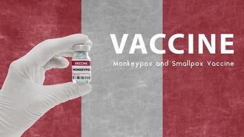 Vaccine Monkeypox and Smallpox, monkeypox pandemic virus, vaccination in  Peru  for Monkeypox Image has Noise, Granularity and Compression Artifacts photo