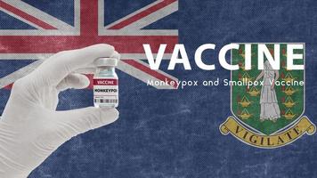 Vaccine Monkeypox and Smallpox, monkeypox pandemic virus, vaccination in British Virgin Islands for Monkeypox Image has Noise, Granularity and Compression Artifacts photo