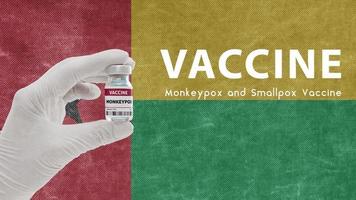 Vaccine Monkeypox and Smallpox, monkeypox pandemic virus, vaccination in Guinea Bissau for Monkeypox Image has Noise, Granularity and Compression Artifacts photo