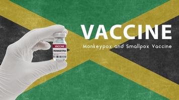 Vaccine Monkeypox and Smallpox, monkeypox pandemic virus, vaccination in Jamaica for Monkeypox Image has Noise, Granularity and Compression Artifacts photo