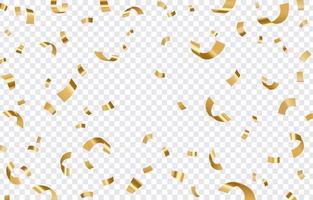 Gold Glitter Confetti Background Falling Golden Stock Vector (Royalty Free)  606627689