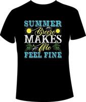 Summer t-shirt design vector