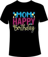 Birthday t shirt design vector