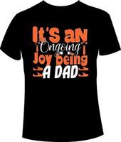 Dad t shirt design vector