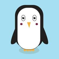 penguin vector cartoon flat design animal