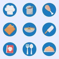 Chef Icons Set vector