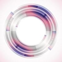 Geometric frame from circles, vector abstract background, wallpaper