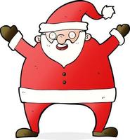 cartoon santa claus vector