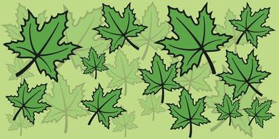 Green Leaves background vector