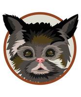 Cat Vector Work For Logo And T-Shirt Design