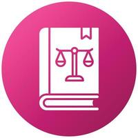 Law Book Icon Style vector