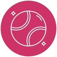 Tennis Ball Icon Style vector