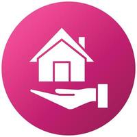 Home Insurance Icon Style vector