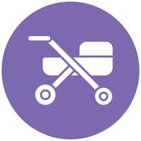 Stroller Icon Style vector