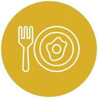 Breakfast Icon Style vector