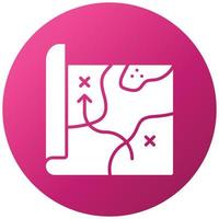 Army Map Icon Style vector