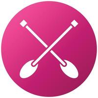 Paddles Icon Style vector