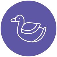 Duck Toy Icon Style vector