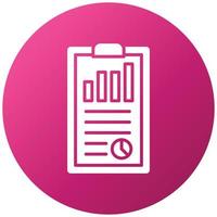 Marketing Report Icon Style vector