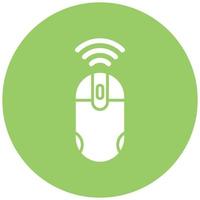 Wireless Mouse Icon Style vector