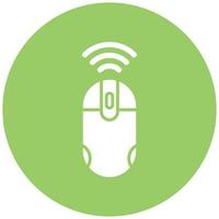 Wireless Mouse Icon Style vector