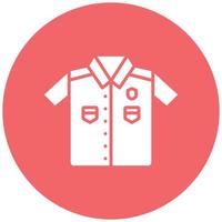 Police Uniform Icon Style vector