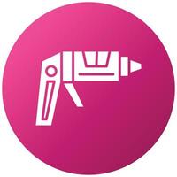 Caulking Gun Icon Style vector