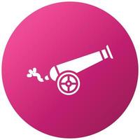Pirate Cannon Icon Style vector