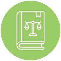 Law Book Icon Style vector