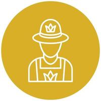 Farmer Icon Style vector