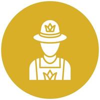 Farmer Icon Style vector