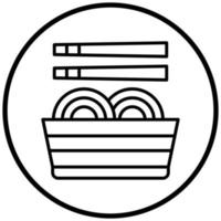 Pasta Icon Style vector