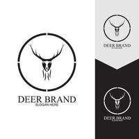 Deer vector icon illustration design