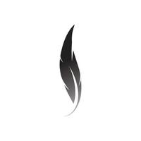 Feather logo vector template