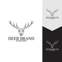 Deer vector icon illustration design